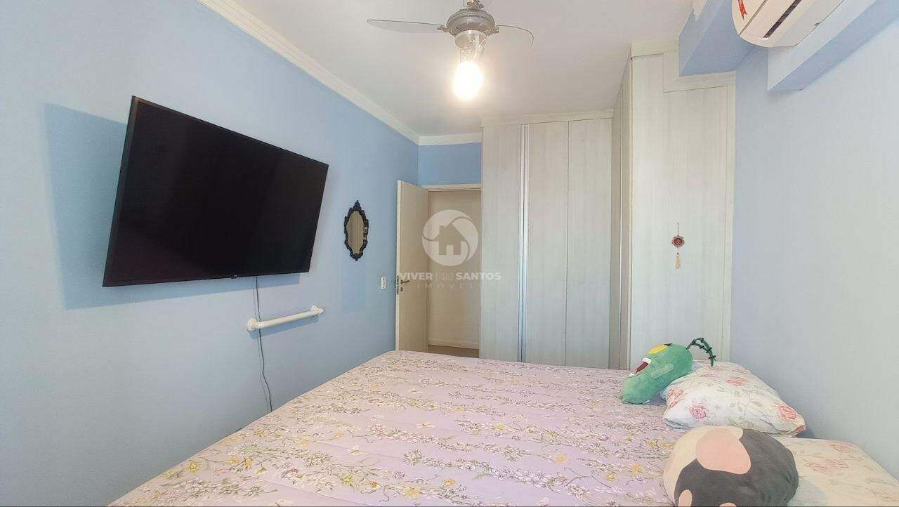 Apartamento 3 dormitórios no Marapé, Santos – 150 m², varanda gourmet, 2 vagas em Marapé, Santos — foto 14