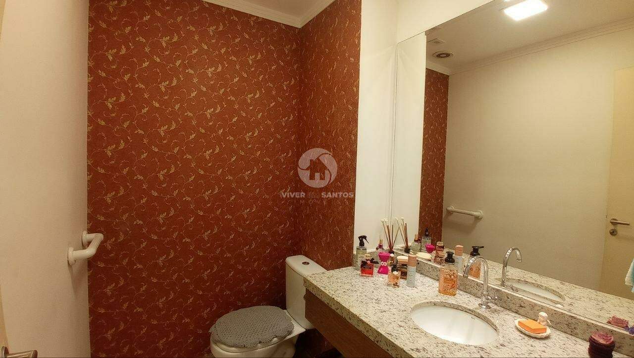 Apartamento 3 dormitórios no Marapé, Santos – 150 m², varanda gourmet, 2 vagas em Marapé, Santos — foto 15