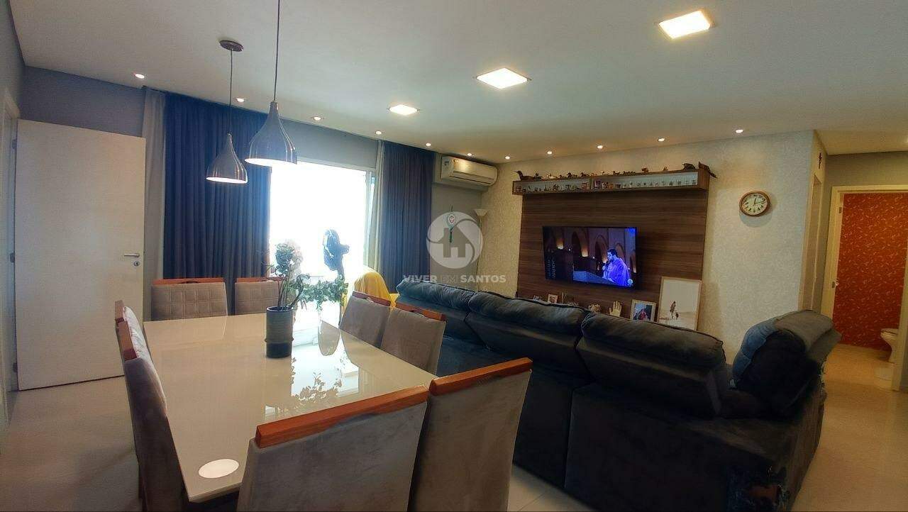 Apartamento 3 dormitórios no Marapé, Santos – 150 m², varanda gourmet, 2 vagas em Marapé, Santos — foto 7