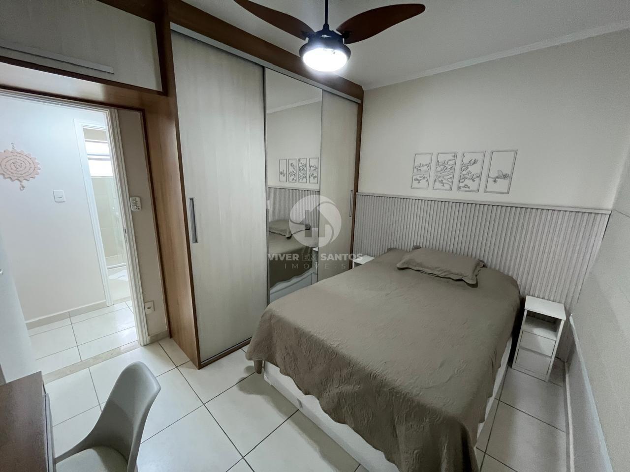 Apartamento 1 Dormitório com Vista para o Mar à Venda no Gonzaga – Santos/SP em Gonzaga, Santos — foto 13