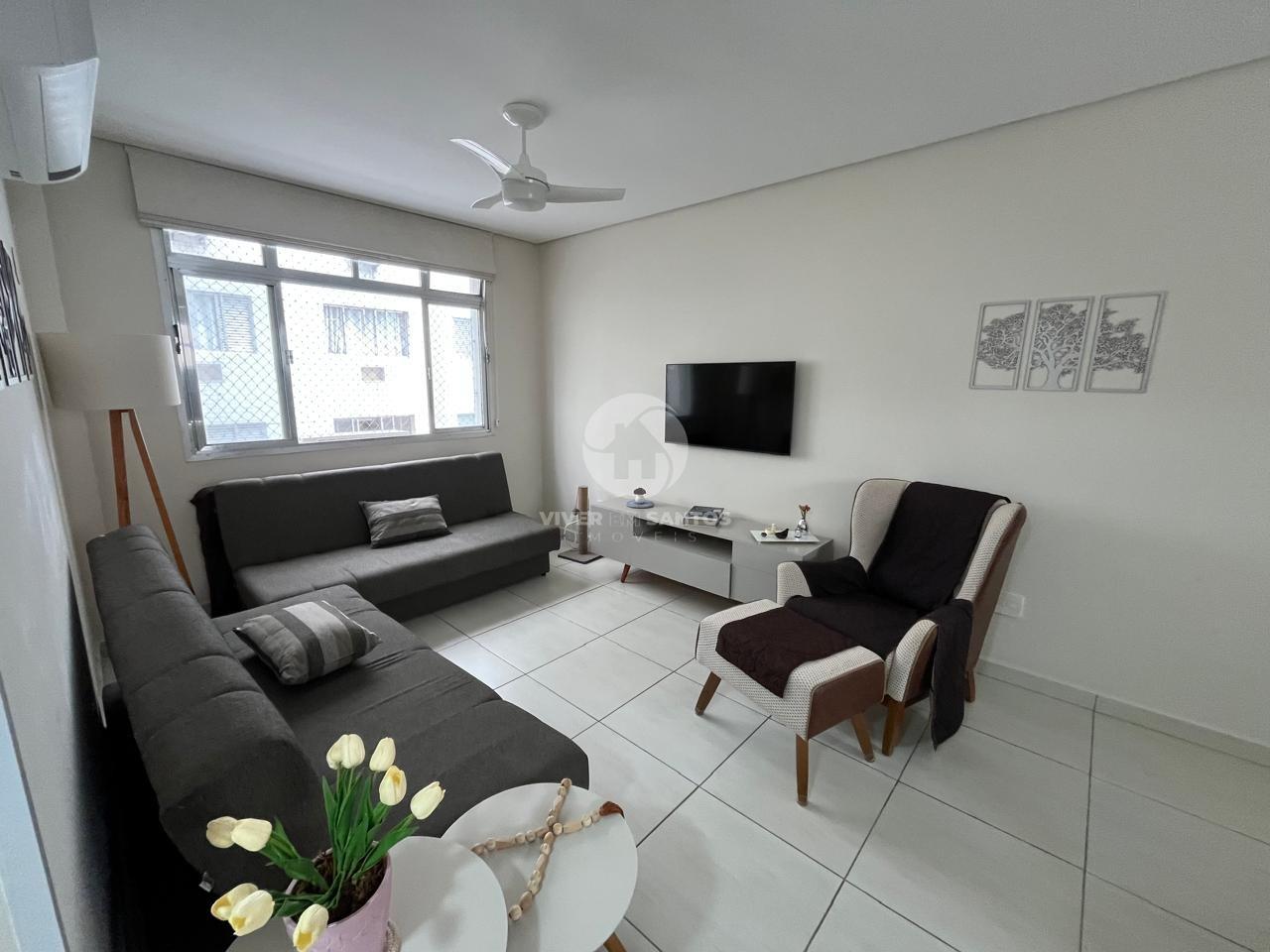 Apartamento 1 Dormitório com Vista para o Mar à Venda no Gonzaga – Santos/SP em Gonzaga, Santos — foto 2