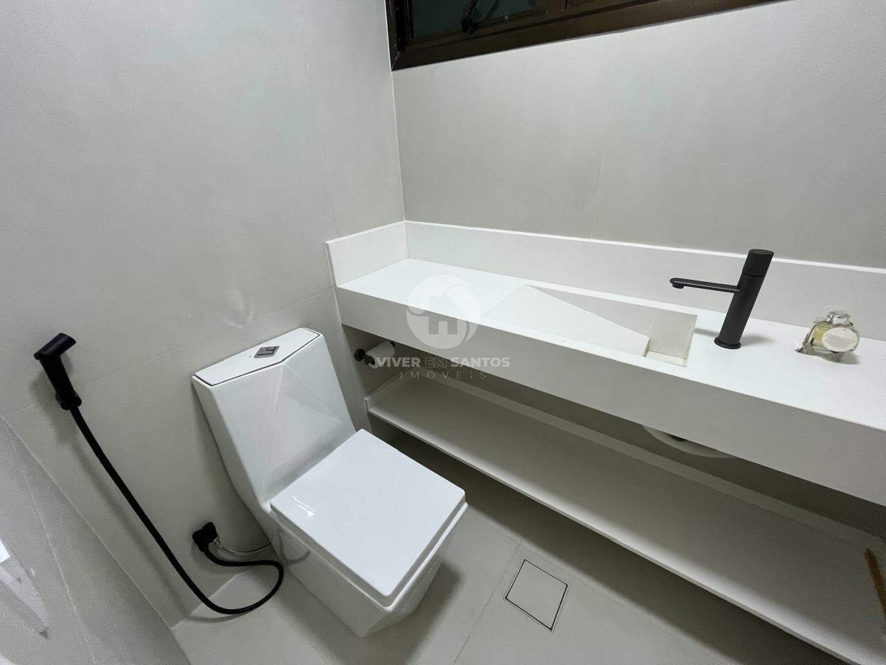 Apartamento amplo e sofisticado a apenas 1 quadra da praia da Aparecida, em Santos! em Aparecida, Santos — foto 7