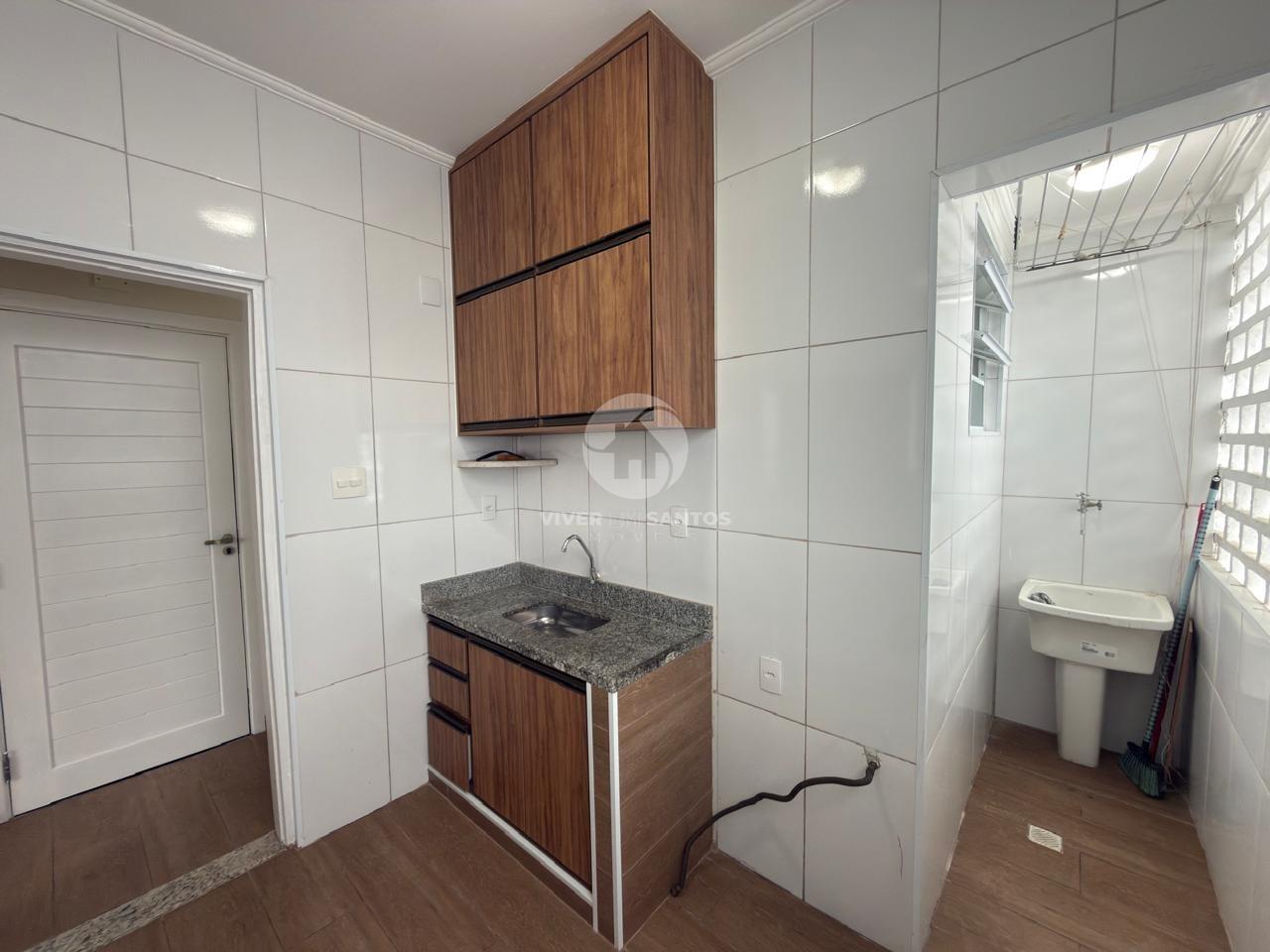 Apartamento todo reformado com 1 quarto e próximo à praia do Boqueirão Santos/SP em Boqueirão, Santos — foto 12