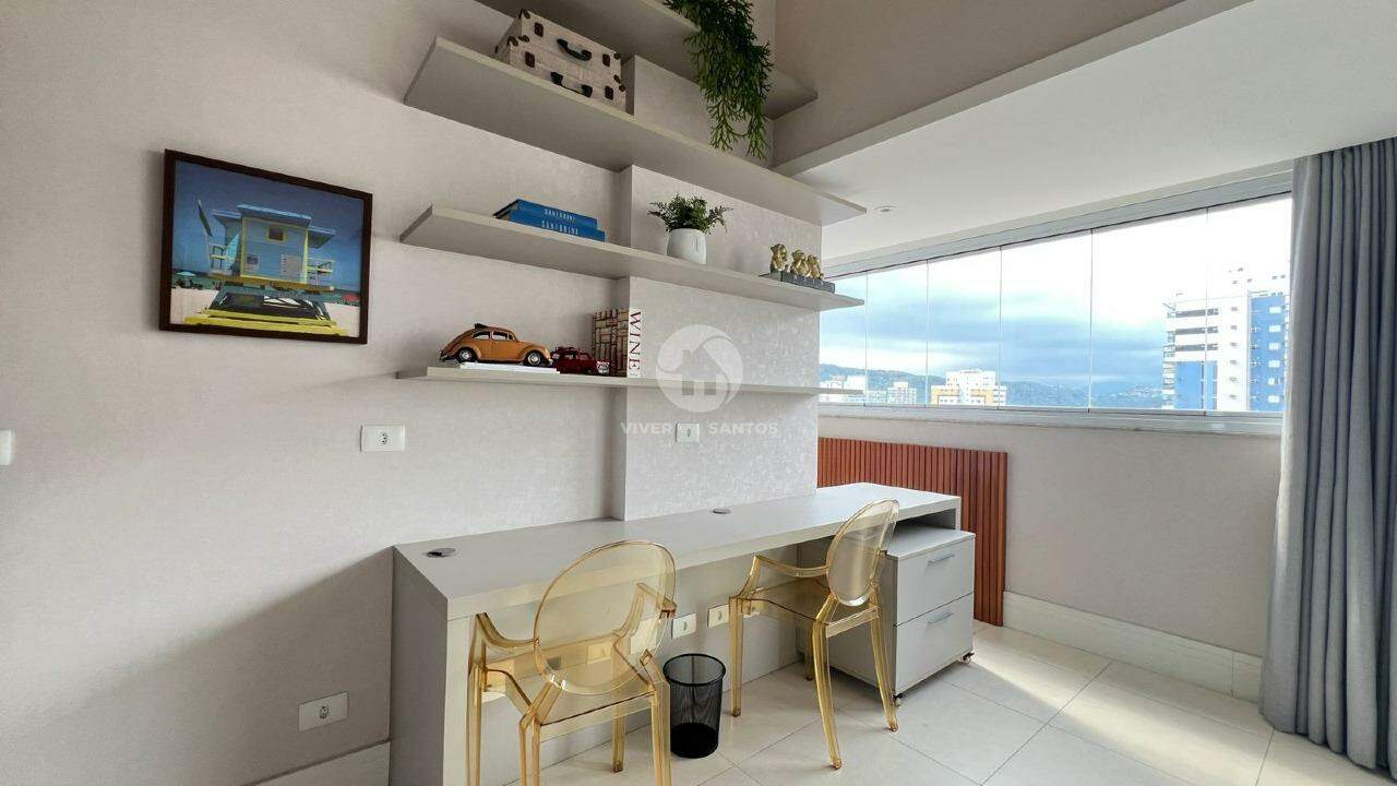 Cobertura duplex com 3 suítes vista no Gonzaga em Gonzaga, Santos — foto 14