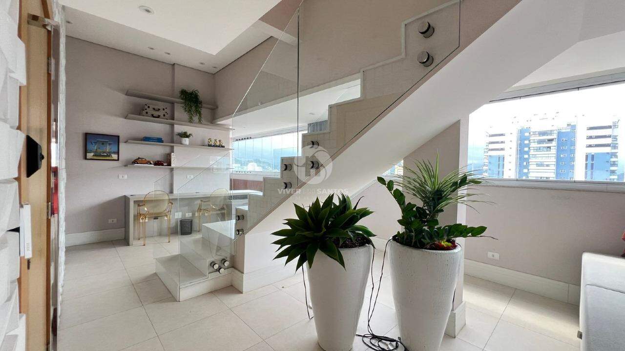 Cobertura duplex com 3 suítes vista no Gonzaga em Gonzaga, Santos — foto 11