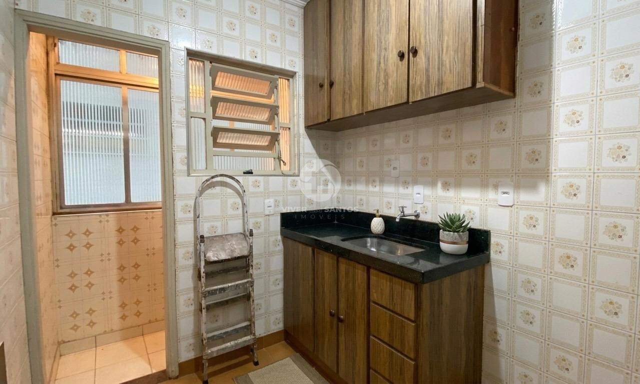 Apartamento 1 quarto com varanda na sala espaçoso- José Menino em José Menino, Santos — foto 6