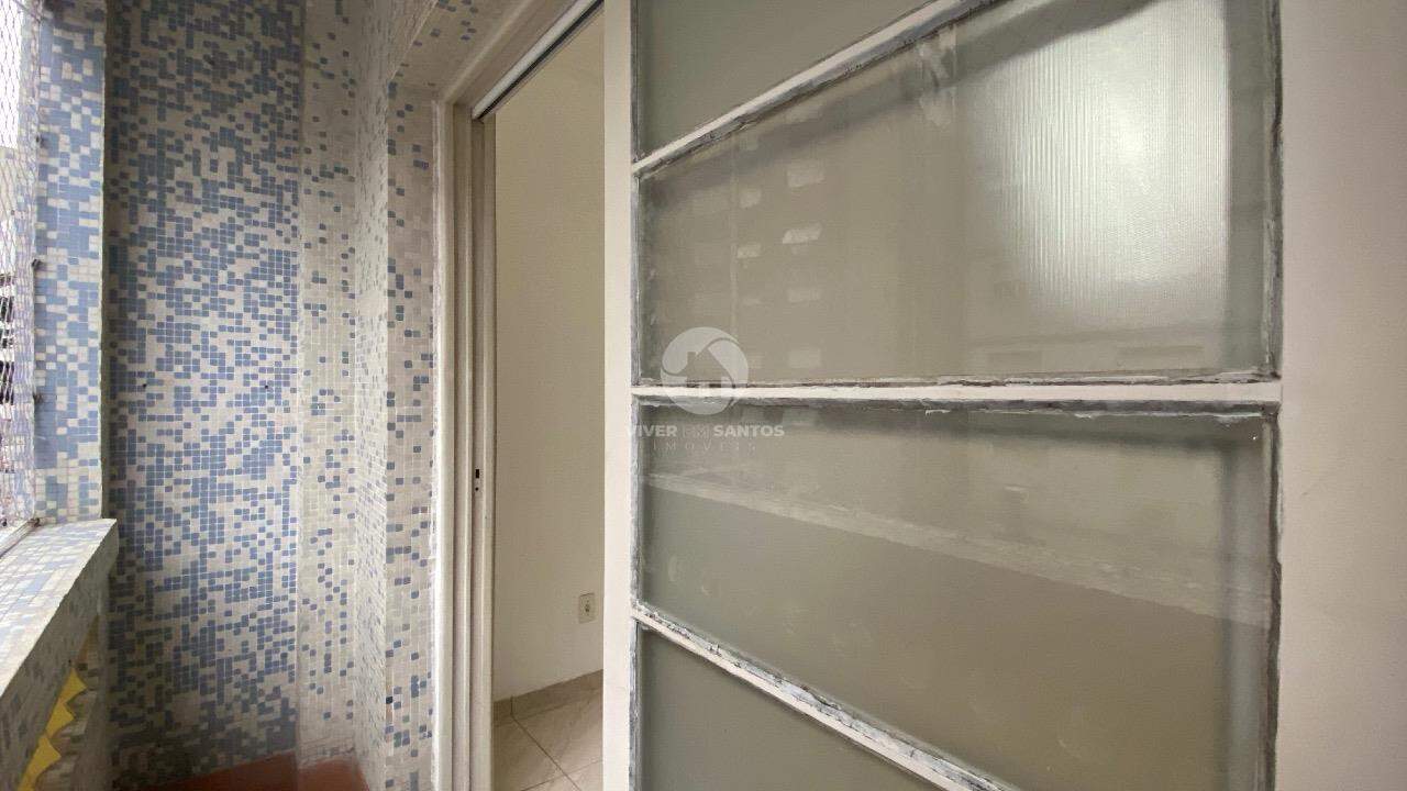 Apartamento 1 quarto com varanda na sala espaçoso- José Menino em José Menino, Santos — foto 2