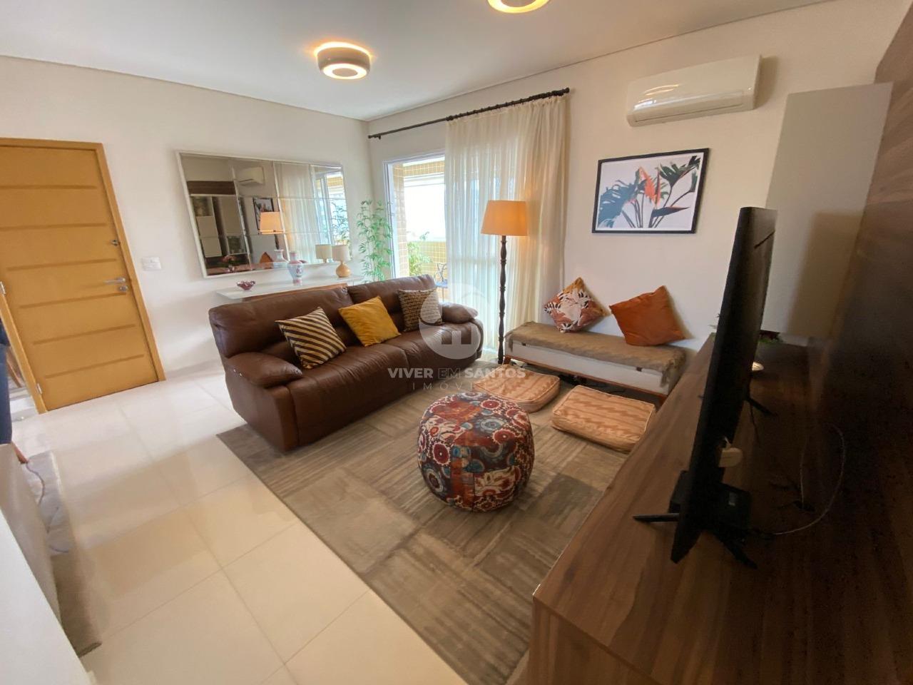 APARTAMENTO A VENDA NO GONZAGA, 03 SUÍTES, E VISTA MAR em Gonzaga, Santos — foto 9