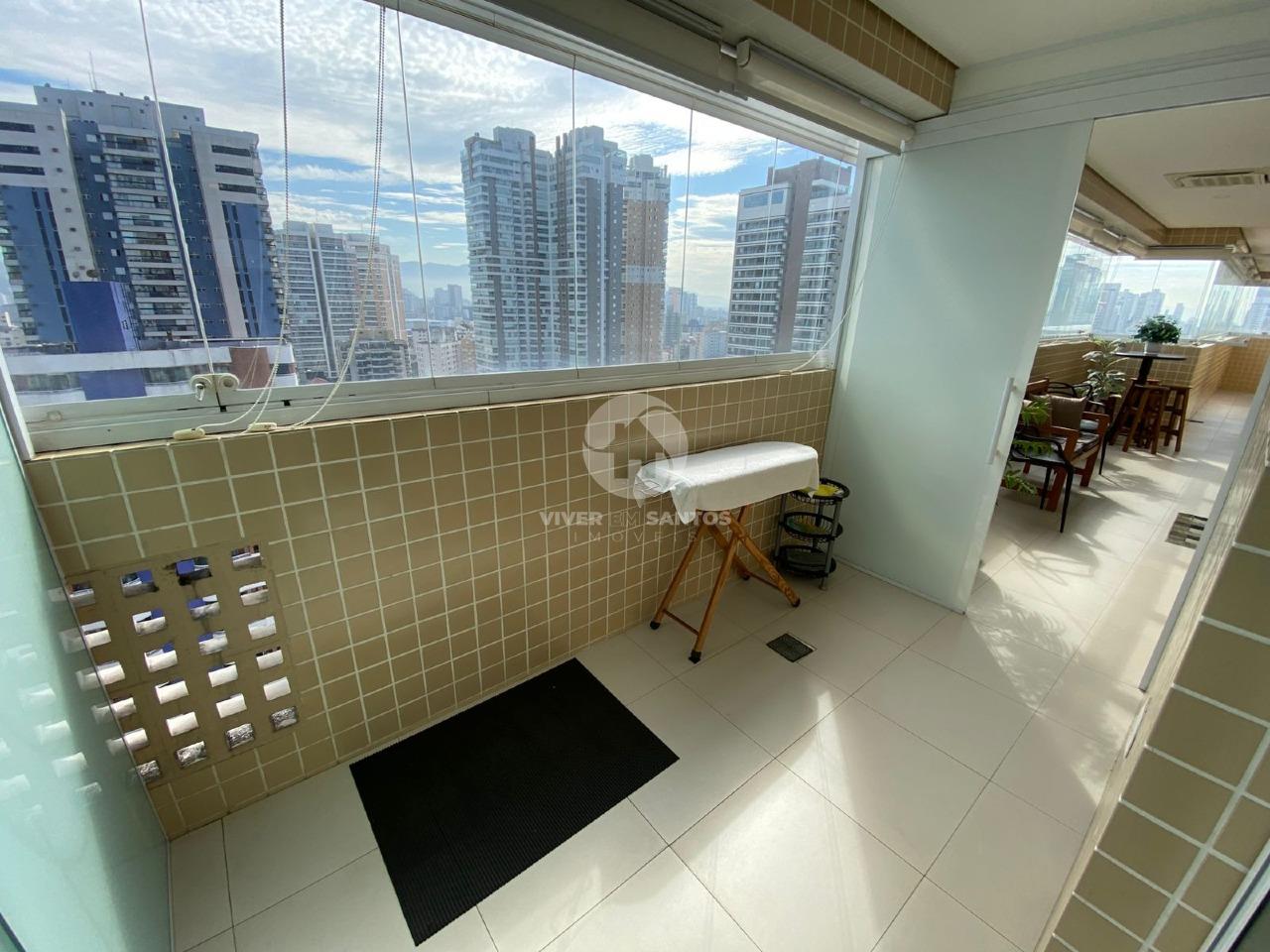APARTAMENTO A VENDA NO GONZAGA, 03 SUÍTES, E VISTA MAR em Gonzaga, Santos — foto 22