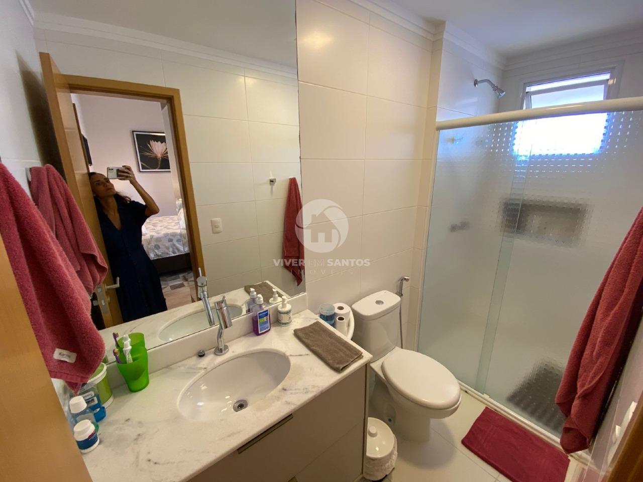 APARTAMENTO A VENDA NO GONZAGA, 03 SUÍTES, E VISTA MAR em Gonzaga, Santos — foto 13