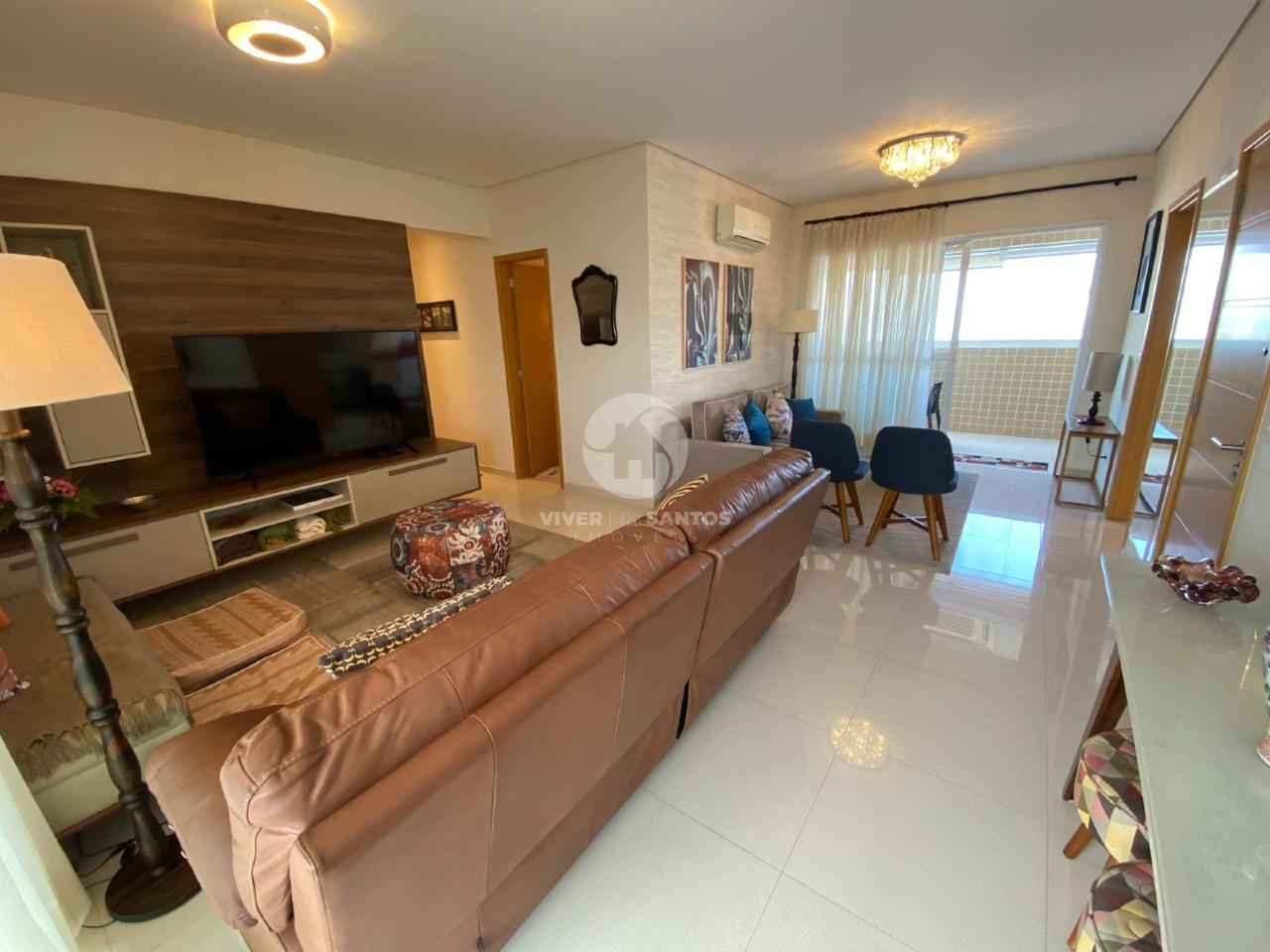 APARTAMENTO A VENDA NO GONZAGA, 03 SUÍTES, E VISTA MAR em Gonzaga, Santos — foto 8