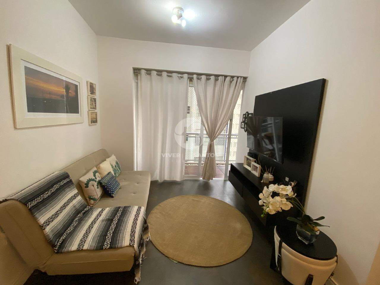 Apartamento 01 Dormitório a venda com vista mar lateral no bairro Pompeia em Pompéia, Santos — foto 3