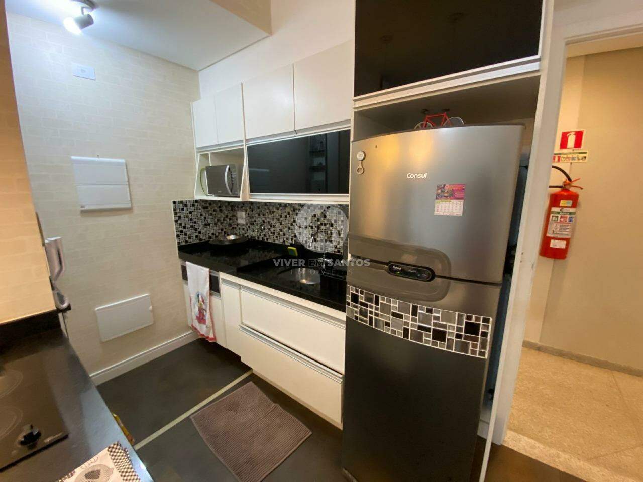 Apartamento 01 Dormitório a venda com vista mar lateral no bairro Pompeia em Pompéia, Santos — foto 9