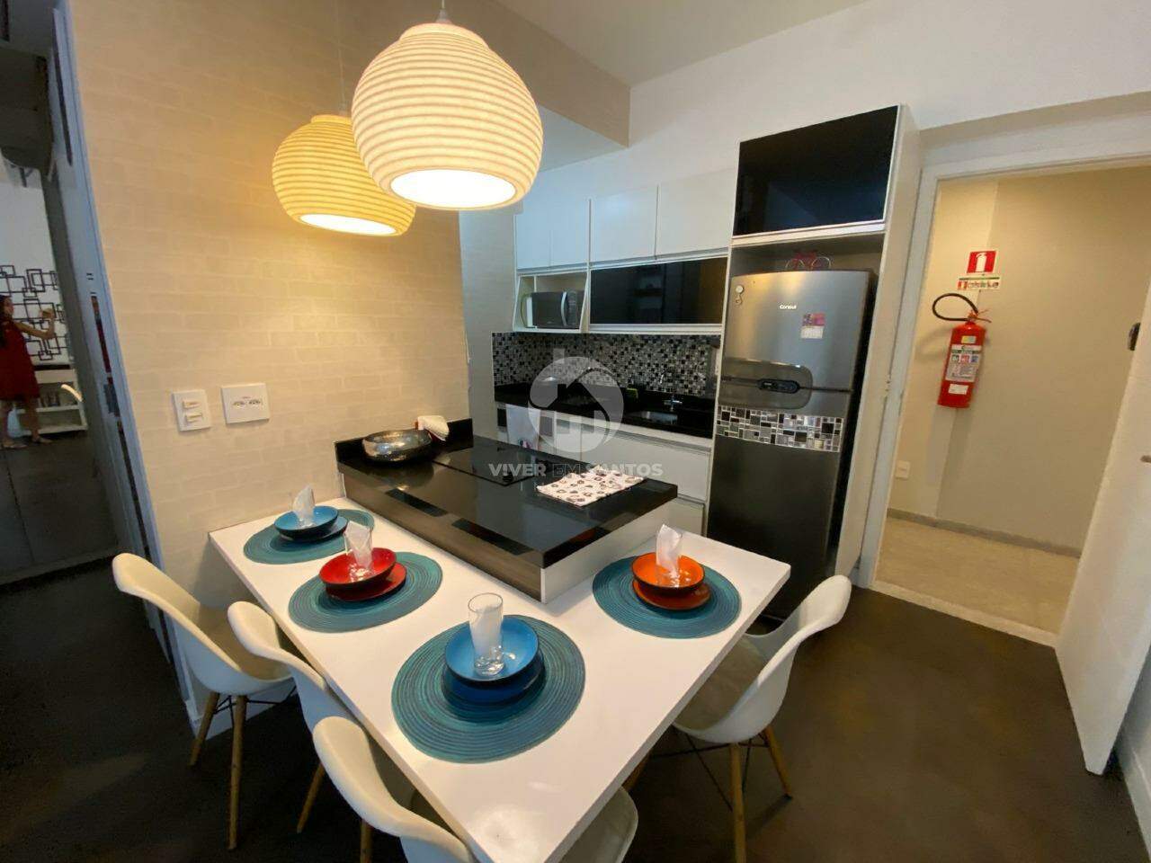 Apartamento 01 Dormitório a venda com vista mar lateral no bairro Pompeia em Pompéia, Santos — foto 8