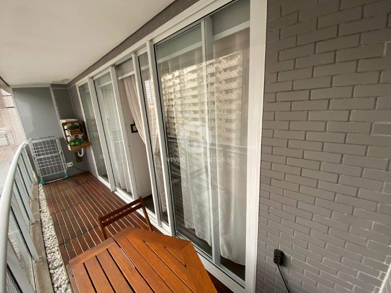 Apartamento 01 Dormitório a venda com vista mar lateral no bairro Pompeia em Pompéia, Santos — foto 2