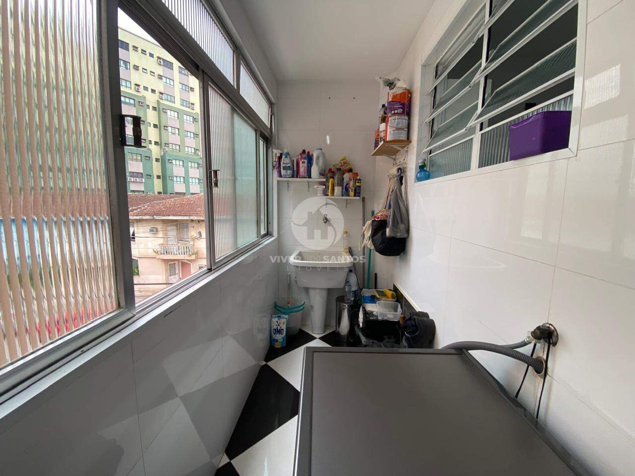 Apartamento com 2 quartos reformado de frente- Santos em Macuco, Santos — foto 15