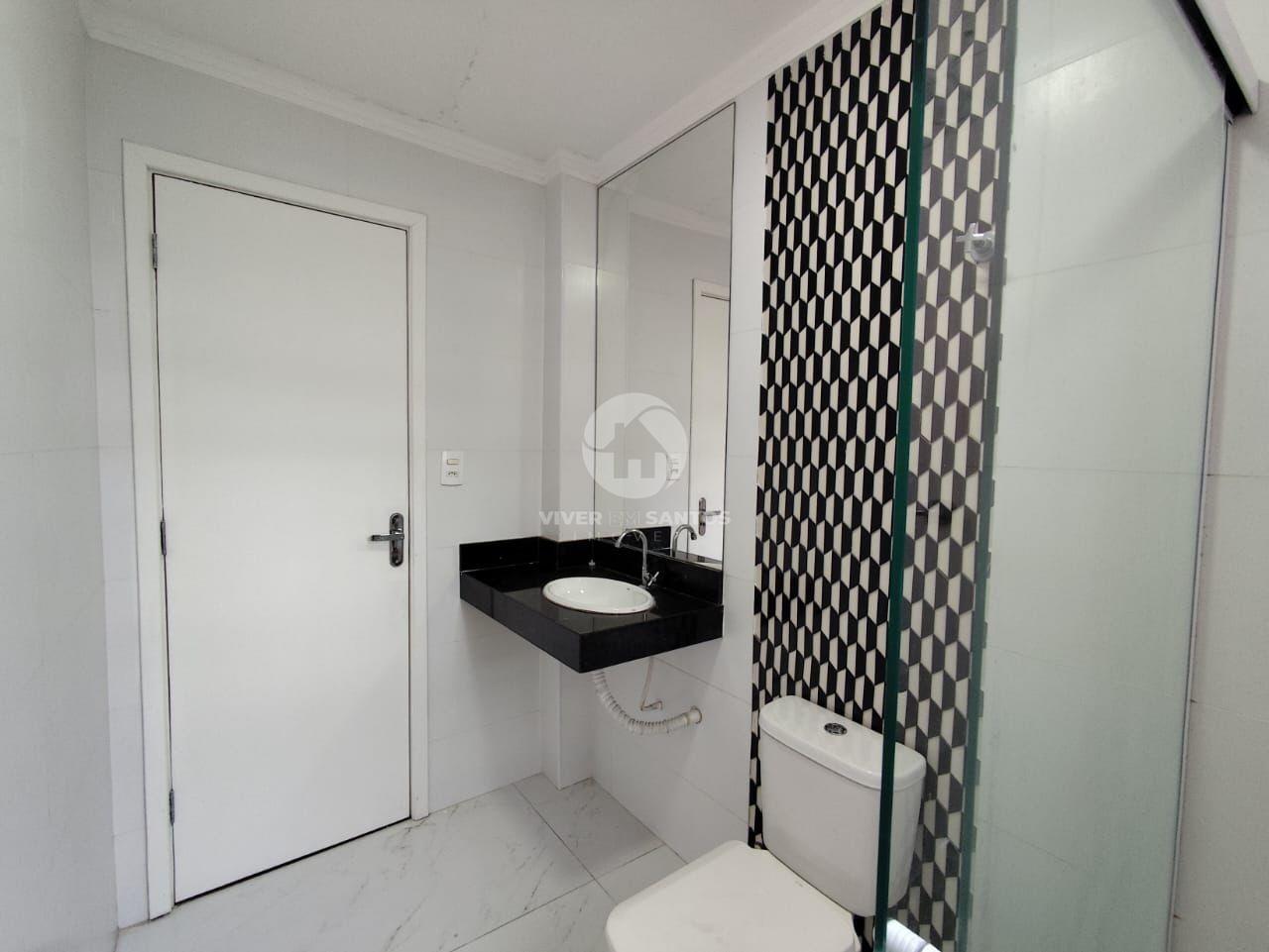 Apartamento 2 quartos na quadra da praia - Gonzaga em Gonzaga, Santos — foto 4