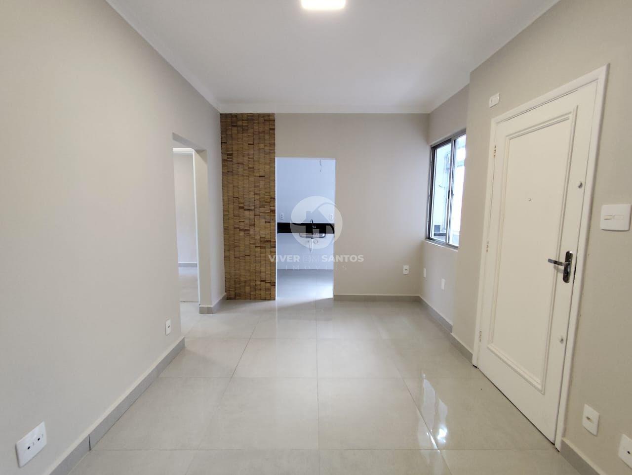 Apartamento 2 quartos na quadra da praia - Gonzaga em Gonzaga, Santos — foto 2