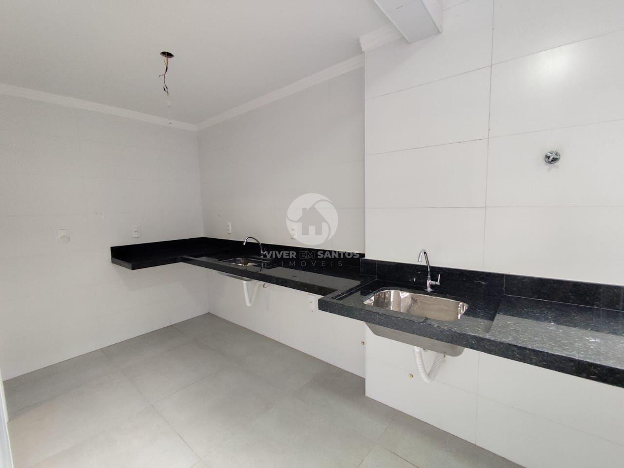 Apartamento 2 quartos na quadra da praia - Gonzaga em Gonzaga, Santos — foto 8