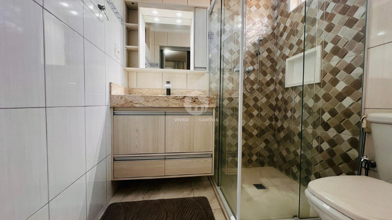 Apartamento com 3 quartos à venda no bairro Boqueirão - Vista total para o mar em Boqueirão, Santos — foto 15