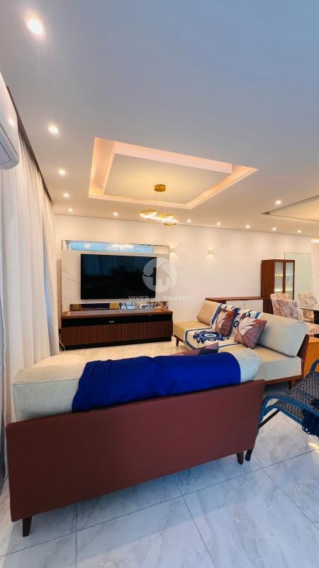 Apartamento com 3 quartos à venda no bairro Boqueirão - Vista total para o mar em Boqueirão, Santos — foto 6