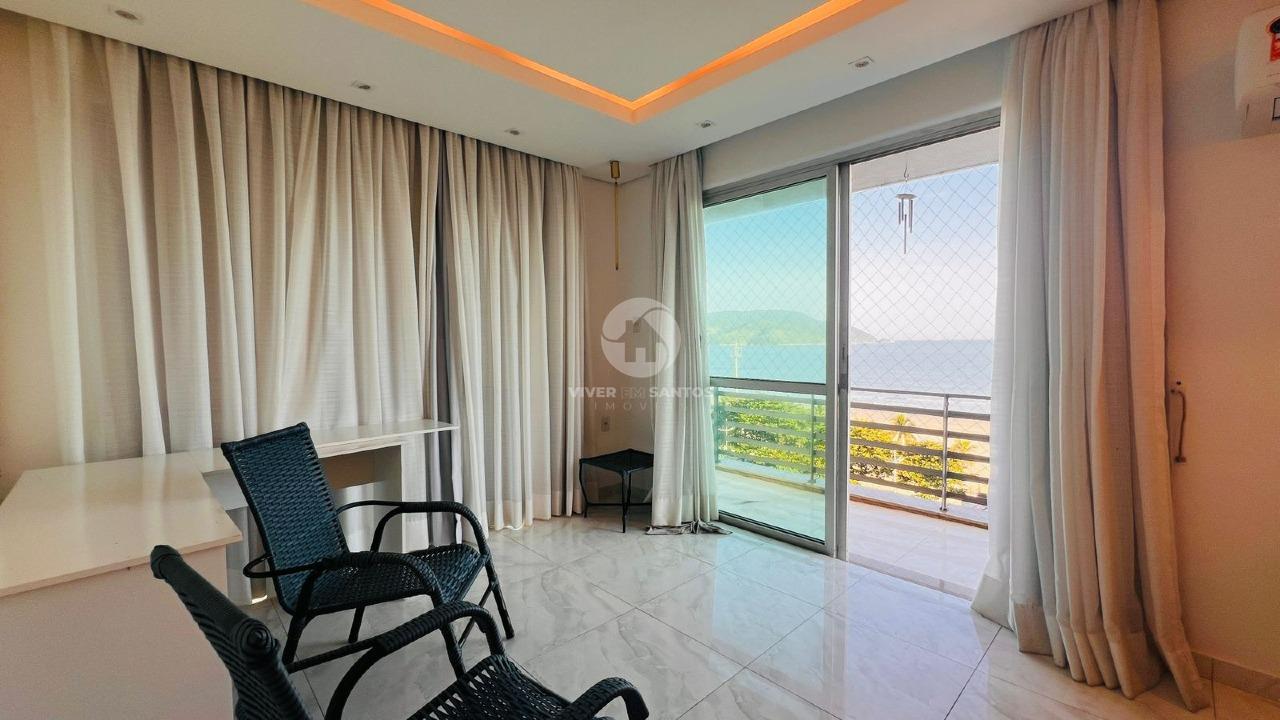 Apartamento com 3 quartos à venda no bairro Boqueirão - Vista total para o mar em Boqueirão, Santos — foto 8