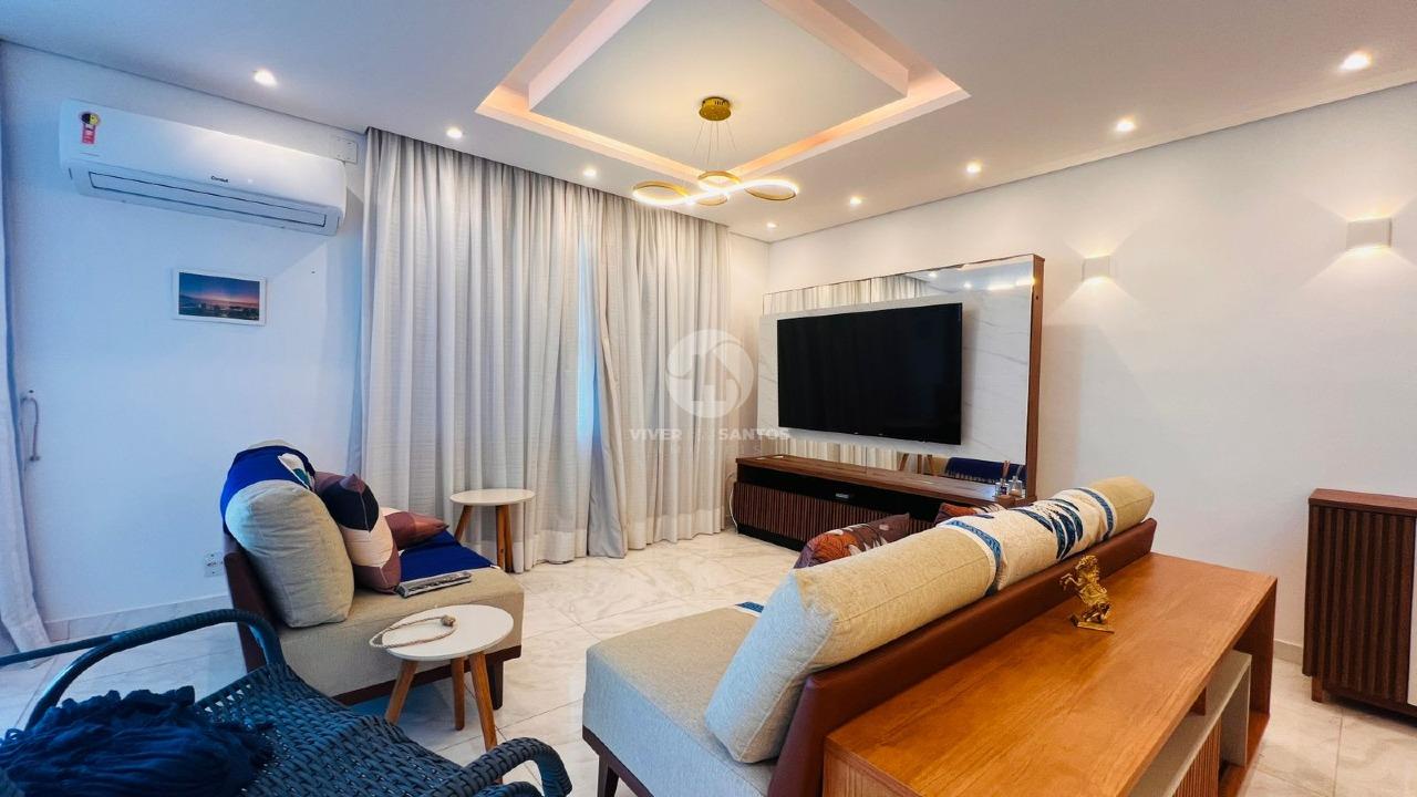 Apartamento com 3 quartos à venda no bairro Boqueirão - Vista total para o mar em Boqueirão, Santos — foto 5