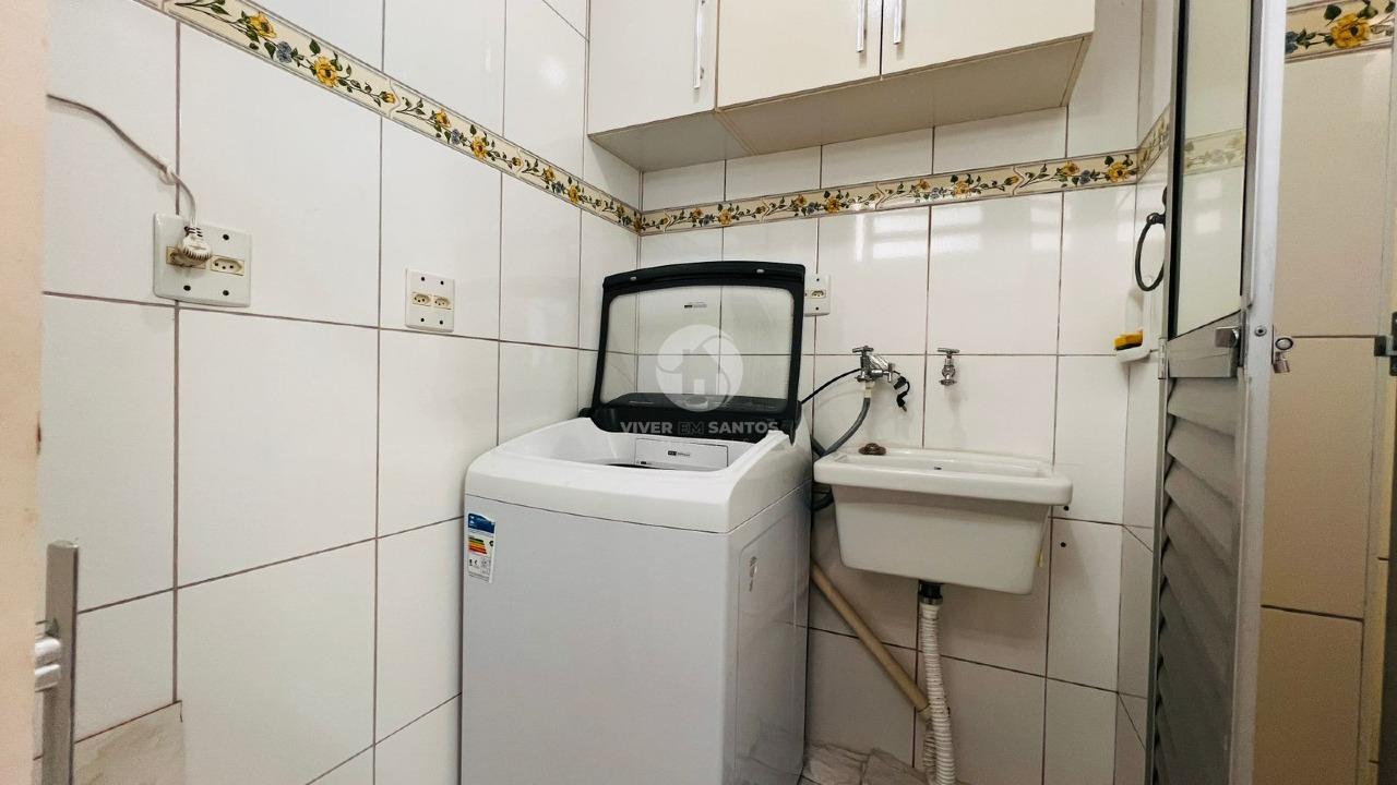 Apartamento com 3 quartos à venda no bairro Boqueirão - Vista total para o mar em Boqueirão, Santos — foto 27