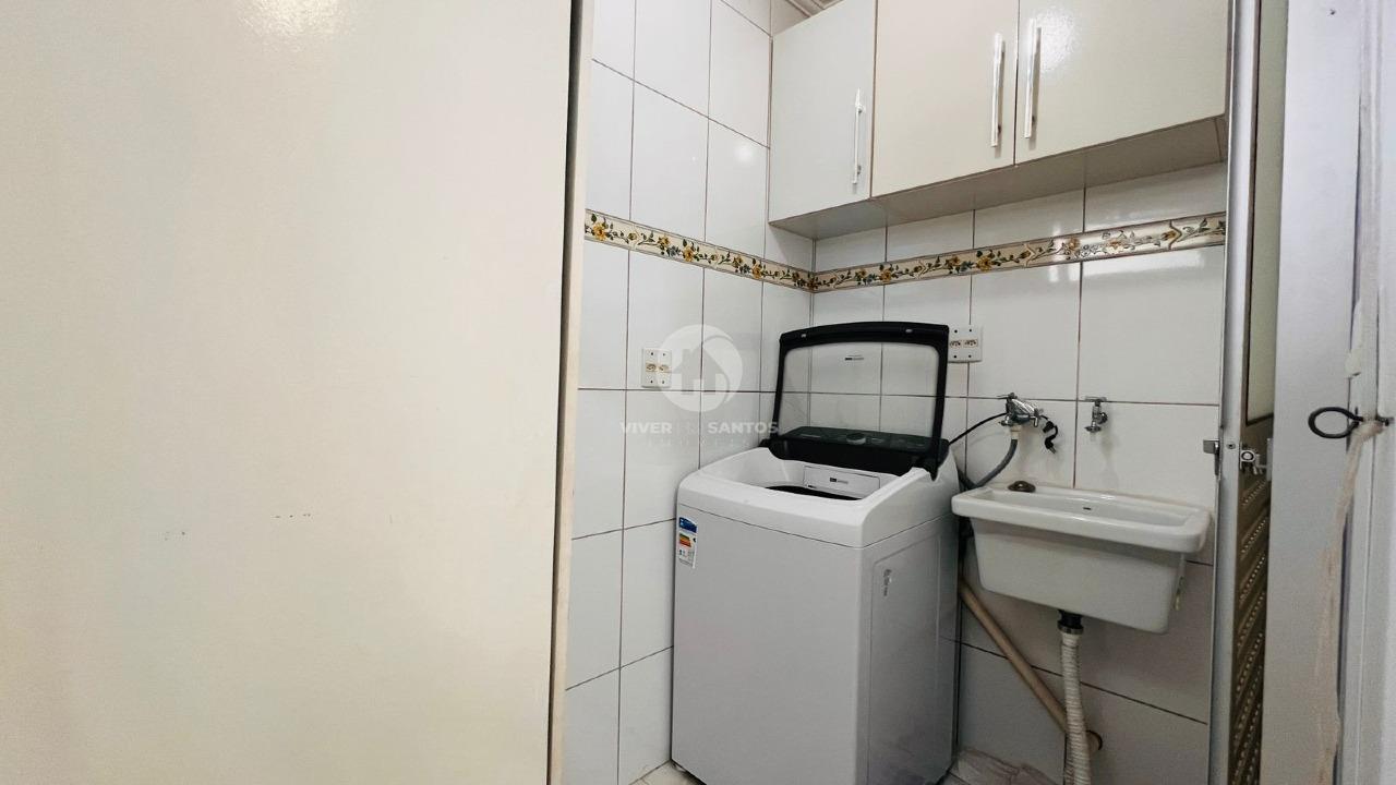 Apartamento com 3 quartos à venda no bairro Boqueirão - Vista total para o mar em Boqueirão, Santos — foto 29