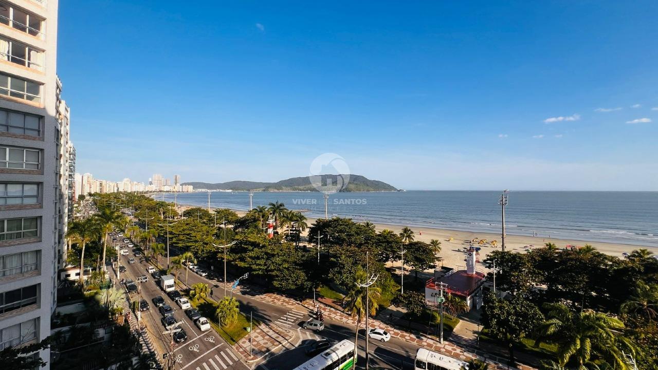 Apartamento com 3 quartos à venda no bairro Boqueirão - Vista total para o mar em Boqueirão, Santos — foto 12