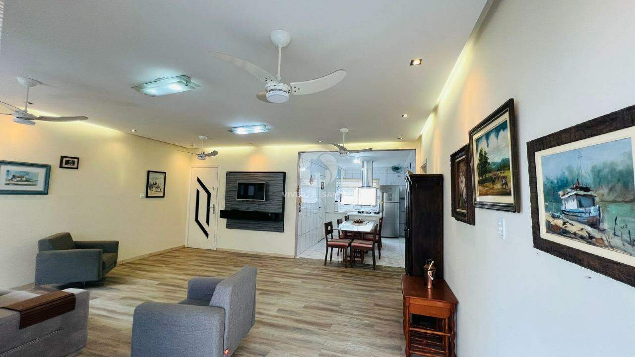 Apartamento porteira fechada com 3 quartos vista mar no Boqueirão em Santos em Boqueirão, Santos — foto 6