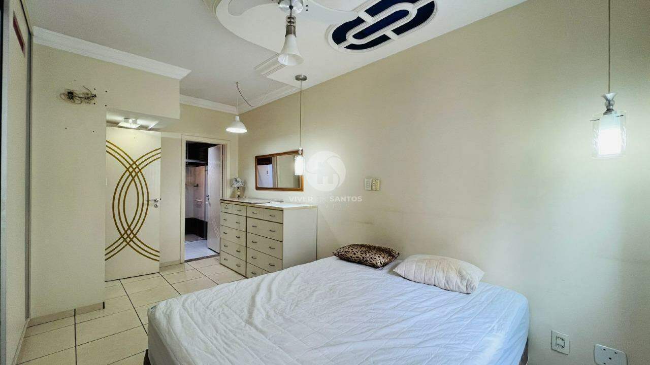 Apartamento porteira fechada com 3 quartos vista mar no Boqueirão em Santos em Boqueirão, Santos — foto 15