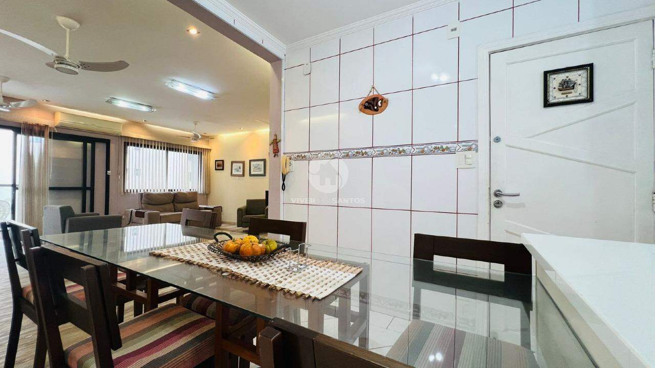 Apartamento porteira fechada com 3 quartos vista mar no Boqueirão em Santos em Boqueirão, Santos — foto 7
