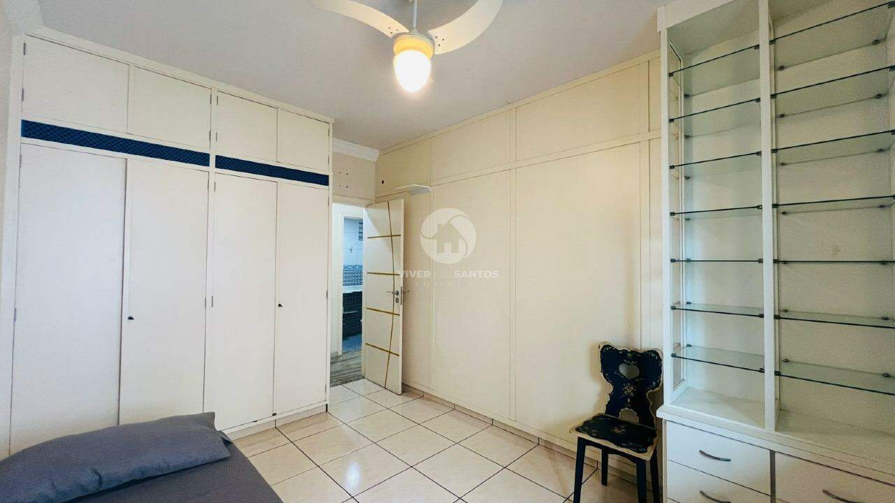 Apartamento porteira fechada com 3 quartos vista mar no Boqueirão em Santos em Boqueirão, Santos — foto 12