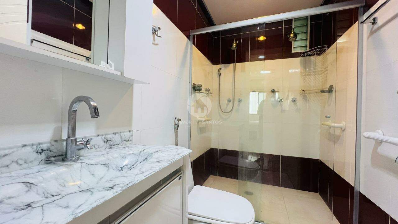 Apartamento porteira fechada com 3 quartos vista mar no Boqueirão em Santos em Boqueirão, Santos — foto 14