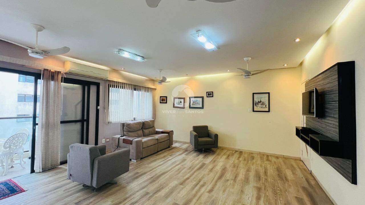 Apartamento porteira fechada com 3 quartos vista mar no Boqueirão em Santos em Boqueirão, Santos — foto 5
