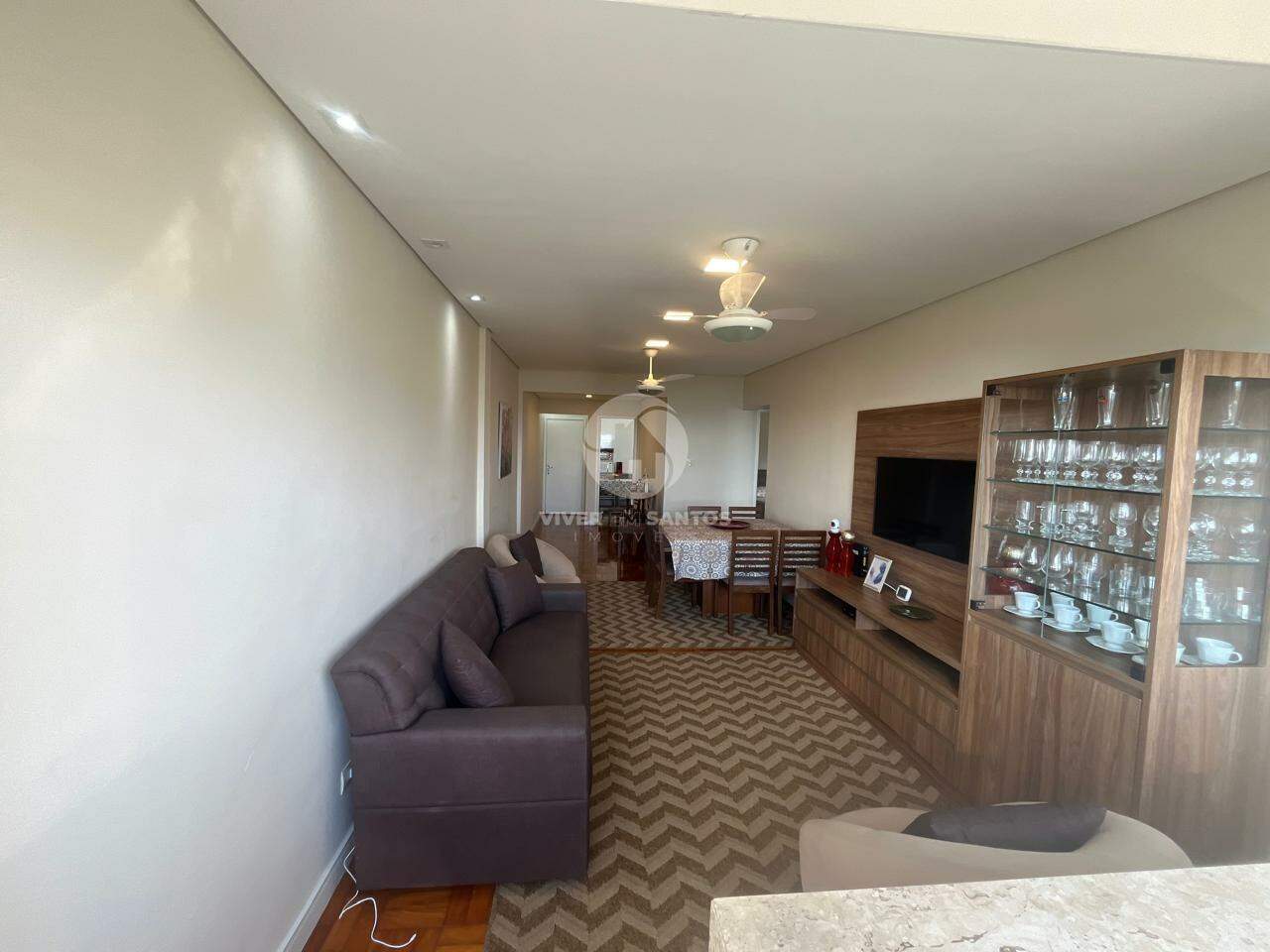 Apartamento com Vista mar total á venda na Aparecida - 02 quartos 1 suíte - vaga em Aparecida, Santos — foto 6