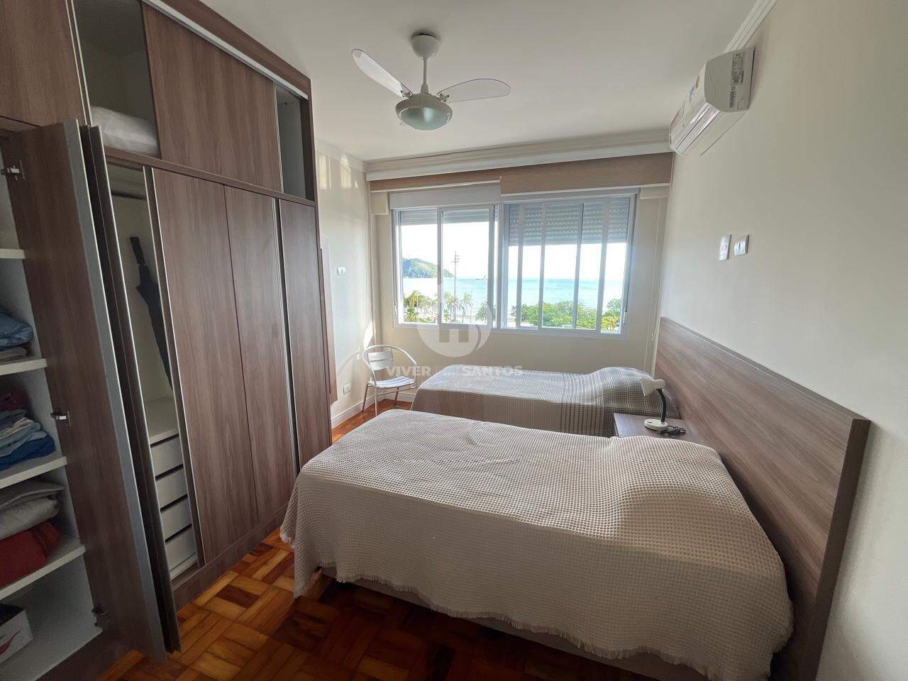 Apartamento com Vista mar total á venda na Aparecida - 02 quartos 1 suíte - vaga em Aparecida, Santos — foto 15