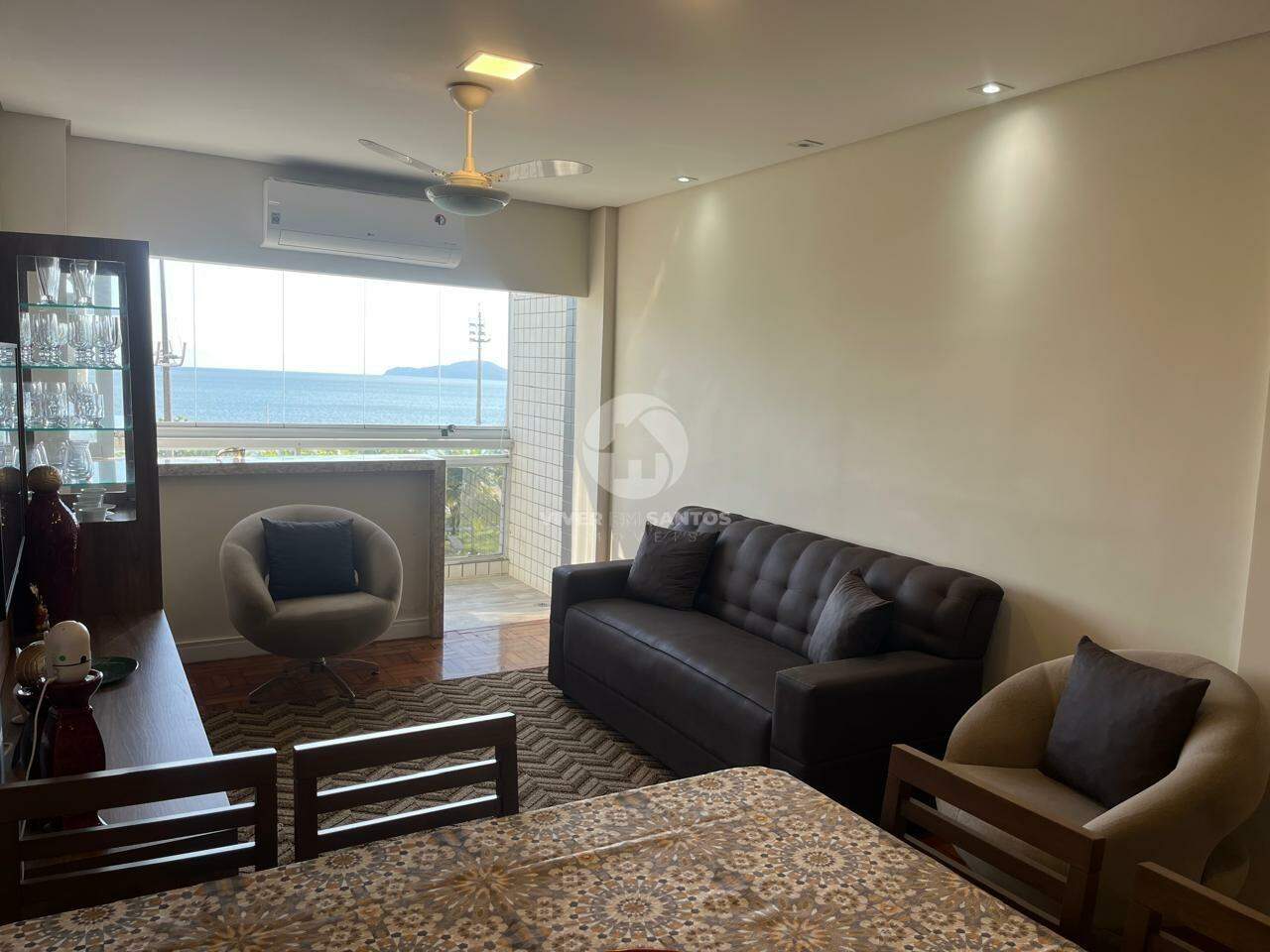 Apartamento com Vista mar total á venda na Aparecida - 02 quartos 1 suíte - vaga em Aparecida, Santos — foto 5