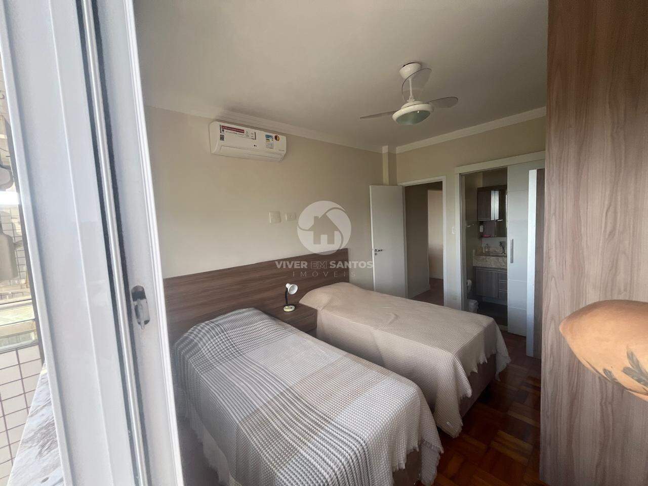 Apartamento com Vista mar total á venda na Aparecida - 02 quartos 1 suíte - vaga em Aparecida, Santos — foto 16
