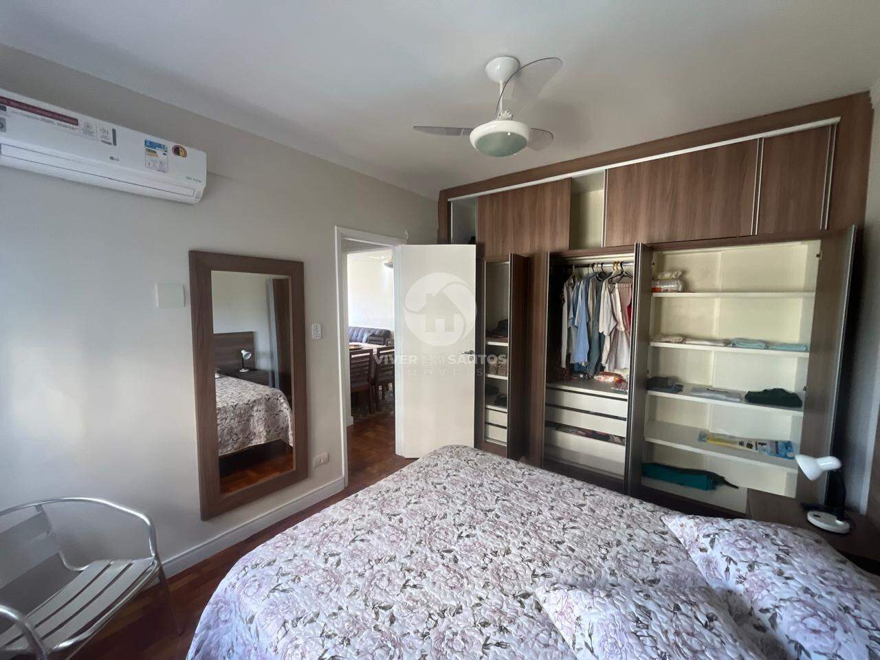 Apartamento com Vista mar total á venda na Aparecida - 02 quartos 1 suíte - vaga em Aparecida, Santos — foto 13