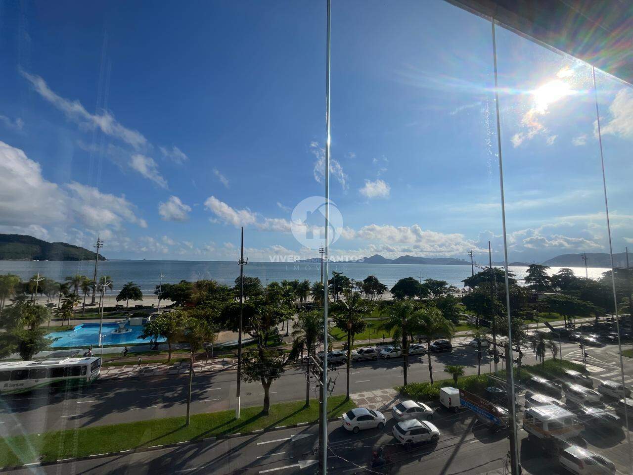 Apartamento com Vista mar total á venda na Aparecida - 02 quartos 1 suíte - vaga em Aparecida, Santos — foto 10