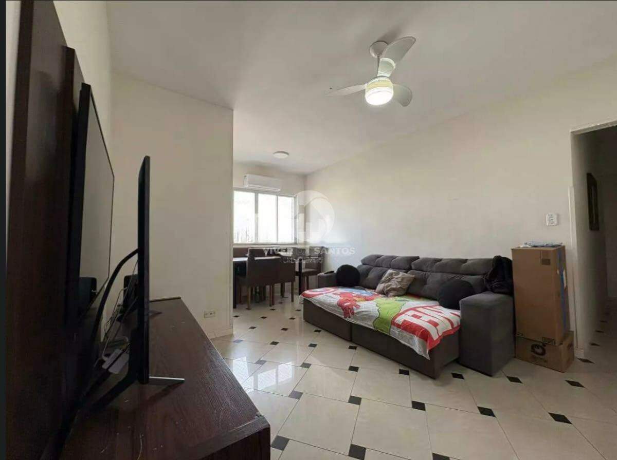 Apartamento com elevador 70m² vista livre 2 quartos no Campo Grande Santos em Campo Grande, Santos — foto 2