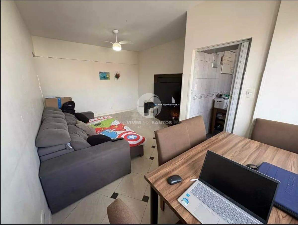 Apartamento com elevador 70m² vista livre 2 quartos no Campo Grande Santos em Campo Grande, Santos — foto 3