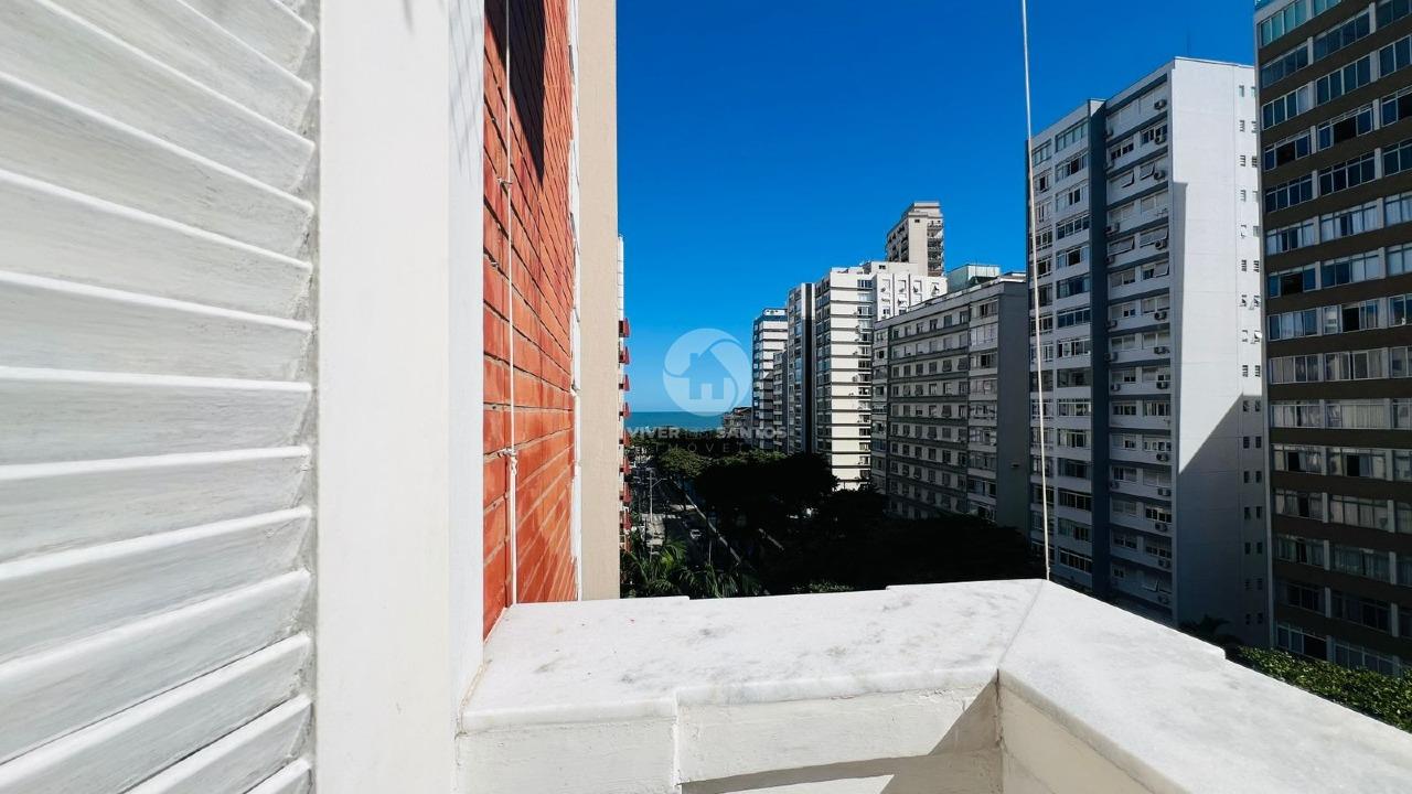 Apartamento com 3 quartos com vista mar no Boqueirão em Santos em Boqueirão, Santos — foto 2
