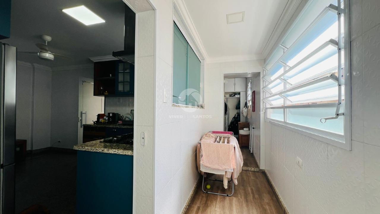 Apartamento com 3 quartos com vista mar no Boqueirão em Santos em Boqueirão, Santos — foto 21