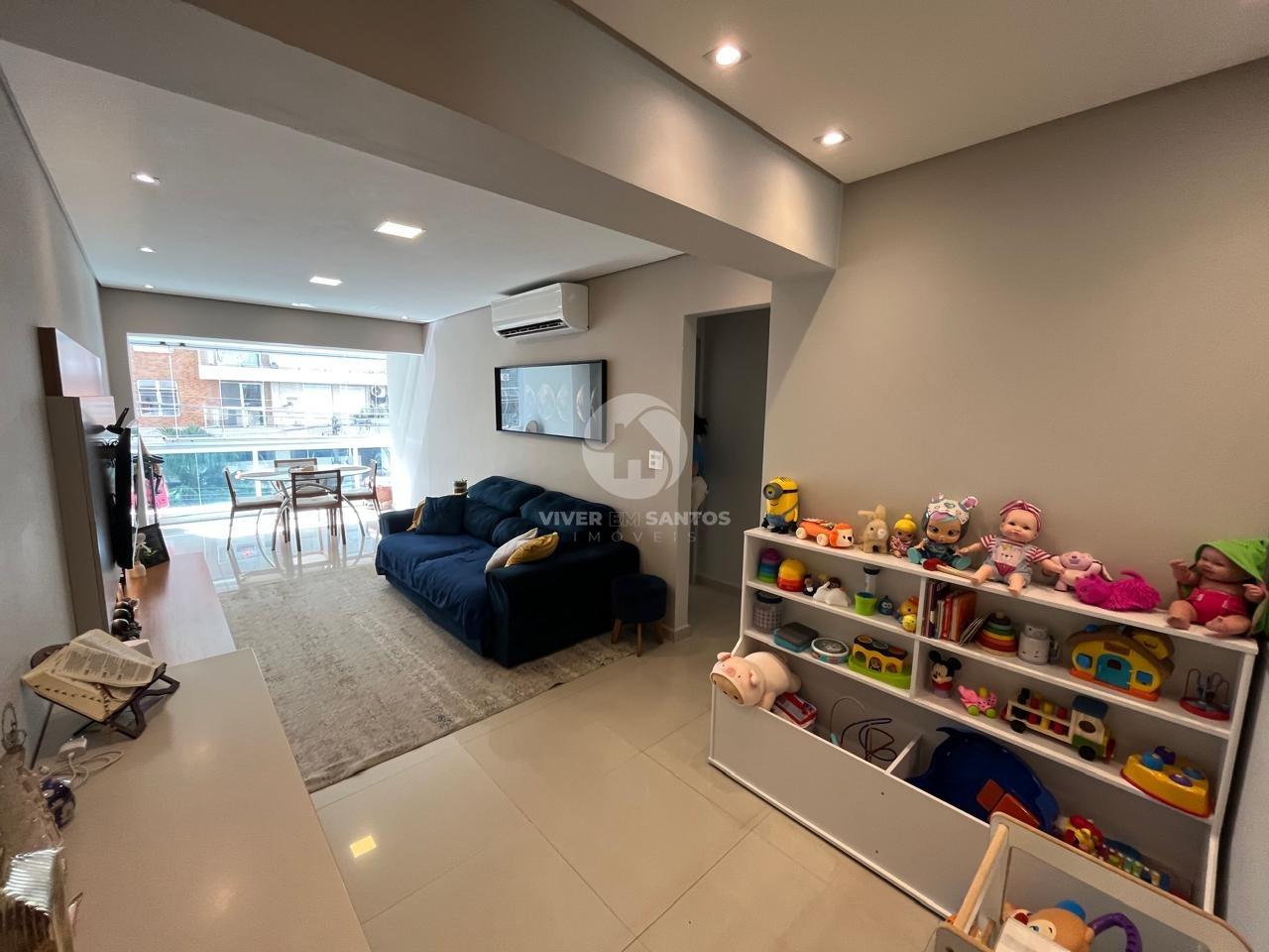 Apartamento com 2 Quartos à venda, 73m² - Gonzaga em Gonzaga, Santos — foto 3