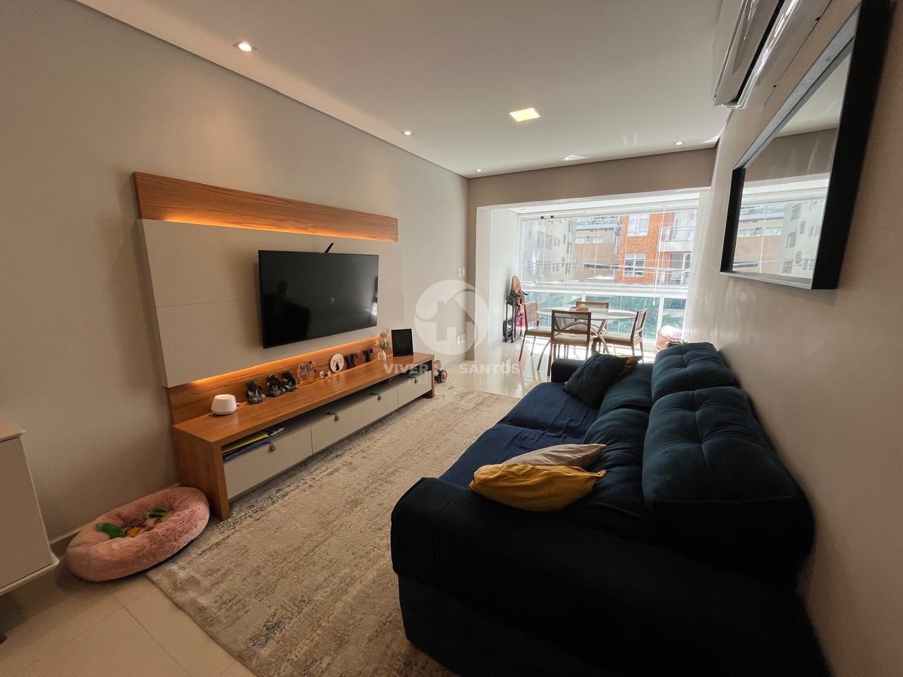 Apartamento com 2 Quartos à venda, 73m² - Gonzaga em Gonzaga, Santos — foto 2