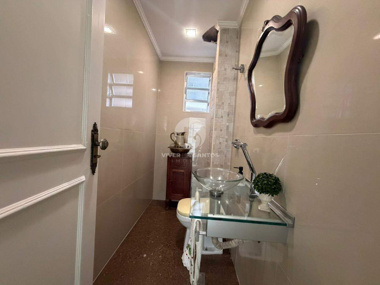 Apartamento próximo á praia no Boqueirão - 03 quartos sendo 1 suíte - vaga em Boqueirão, Santos — foto 6