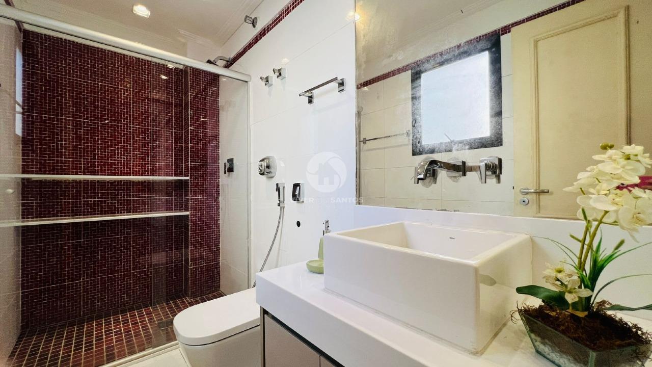 Apartamento Porteira Fechada com 4 quartos vista mar no Embaré em Santos em Embaré, Santos — foto 19